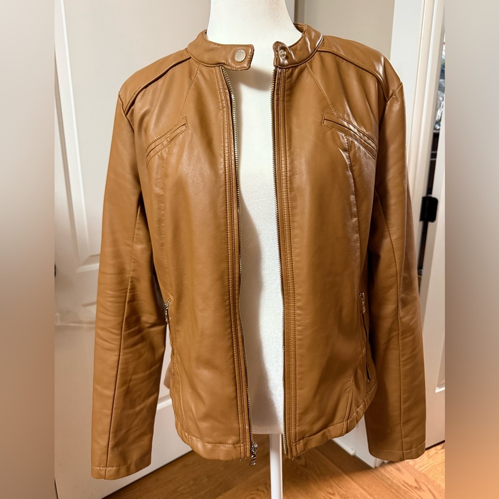 Women's Faux Leather Jacket